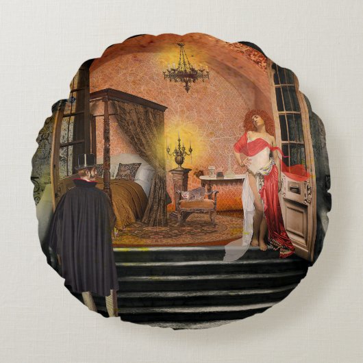 The Anxiety ラウンドクッション (正面)