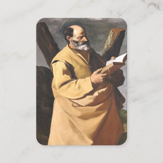 The Apostle St Andrew Prayer Card 名刺 (正面)