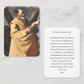 The Apostle St Andrew Prayer Card 名刺 (正面/裏面)
