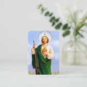 The Apostle St Jude Thaddeus Prayer Card 名刺 (スタンド正面)
