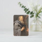 The Apostle St Philip Prayer Card 名刺 (スタンド正面)