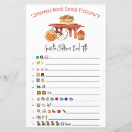 The Apple of our Eye絵文字ベビーシャワーゲーム