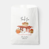 The Apple of our Eye パーソナライズされた Baby Shower フェイバーバッグ (正面)