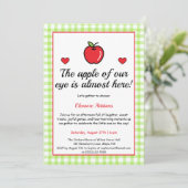 「The Apple of Our Eye」赤ちゃんシャワー招待状 招待状