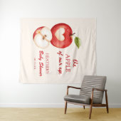 The Apple Of Our Eye Apple Baby Shower Banner タペストリー (インサイチュ(横))