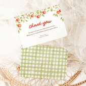 The Apple of our Eye Autumn秋ベビーシャワー サンキューカード