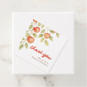 The Apple of our Eye Autumn Fall Baby Shower フェイバータグ (インサイチュ)