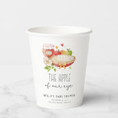 The Apple of Our Eye Baby Shower紙カップ 紙コップ (裏面)