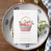 The Apple of Our Eye Baby Shower 招待状