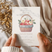 The Apple of Our Eye Baby Shower 招待状