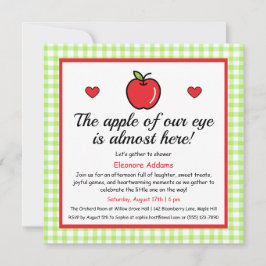 "The Apple of Our Eye" Baby Shower Invitation  シーズンカード