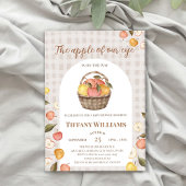 The Apple of Our Eye basket秋ベビーシャワー 招待状