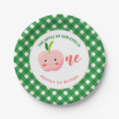 The Apple of Our Eyesの最初の誕生日 ペーパープレート (正面)