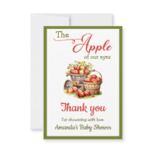 The Apple of Our Eyes秋収穫赤ちゃんシャワー