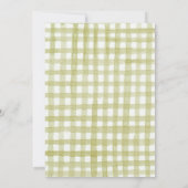 The Apples of our Eye Twin Autumn Fall Baby Shower 招待状 (裏面)