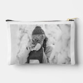 The Après Times Newspaper She Owns The Slopes アクセサリーポーチ (裏面)