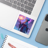 The Arcane Path - Square Vinyl シール (ノートパソコンとiPhone)
