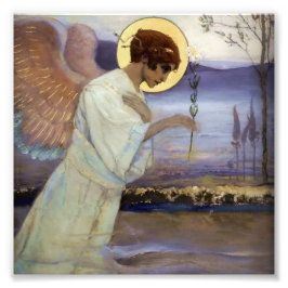 “The Archangel Gabriel ” by Mikhail Nesterov フォトプリント