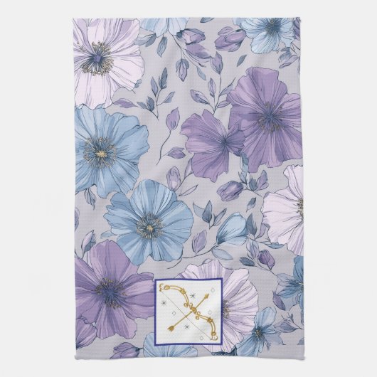 🏹 The Archer's Arrow: Sagittarius Spirit キッチンタオル (縦)