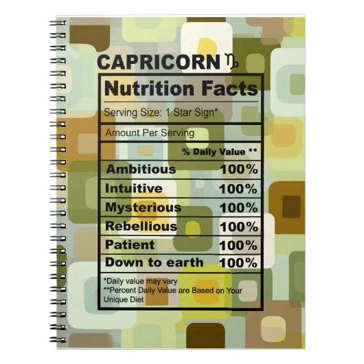 🐐 The Architect's Journal: Capricorn Edition  ノートブック (正面)