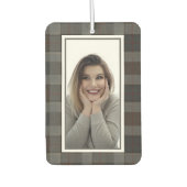 The Archivist’s Vault: Custom Tartan Photo Charm カーエアーフレッシュナー (正面)