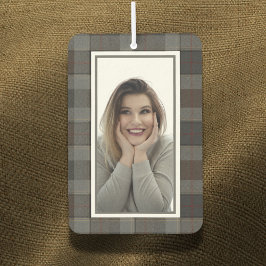 The Archivist’s Vault: Custom Tartan Photo Charm カーエアーフレッシュナー