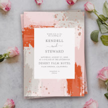 The Arist's Weddingの明るくモダンで抽象的なスタイリッシュなデザイン