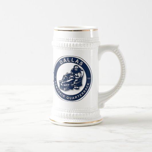 The Armchair Quarterback - Dallas Football Fans ビールジョッキ (右)
