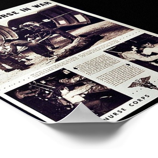 The Army Nurse In War ポスター (角)