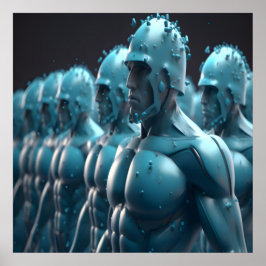 The Army of Metal Men Wall Poster ポスター