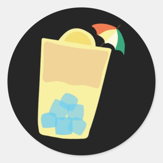 The Arnold Palmer Tail Sticker  ラウンドシール (正面)