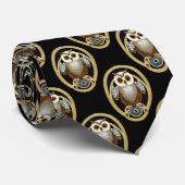 The Art Deco Owl - Historical 1930s Era Elegance ネクタイ (ロール)