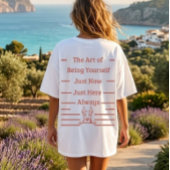 The Art of Being Yourself Mindful Dog Lover Presen Tシャツ