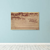 The Art of Fugueの最後のページ, 1740年代 キャンバスプリント (インサイチュ (ウッドフロア))