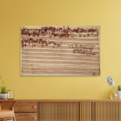 The Art of Fugueの最後のページ, 1740年代 キャンバスプリント (インサイチュ (リビング))