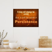 The Art of Persistence (教室ポスター) ポスター (キッチン)