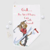 “The Art of Playing Golf” Golf Towel ゴルフタオル (インサイチュ)