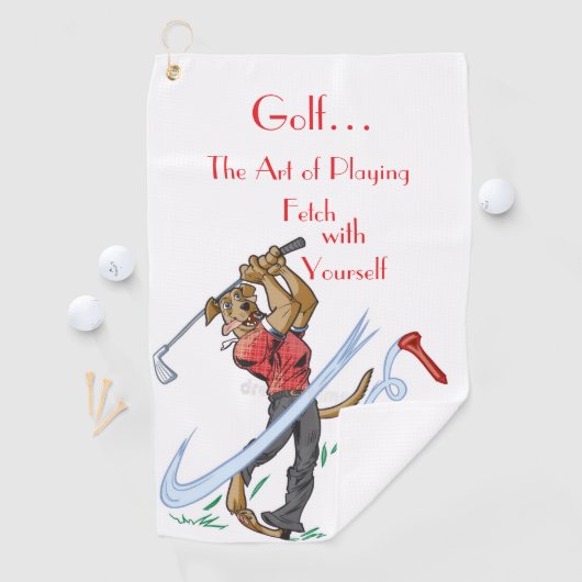 “The Art of Playing Golf” Golf Towel ゴルフタオル (インサイチュ)
