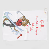 “The Art of Playing Golf” Golf Towel ゴルフタオル (横)