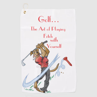 “The Art of Playing Golf” Golf Towel ゴルフタオル