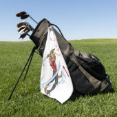 “The Art of Playing Golf” Golf Towel ゴルフタオル (グリーン)