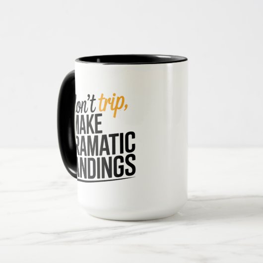 The Art of the Dramatic Landing. マグカップ (正面左)