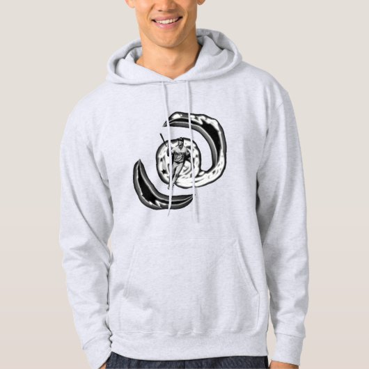 The Art of the Swing – Baseball-Inspired Hoodie パーカ (正面)