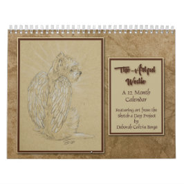 The Artful Westie 12ヶ月カレンダーby Borgo カレンダー