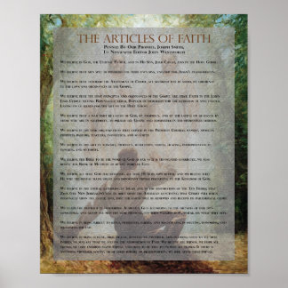 "The Articles of Faith" Painting Series Document ポスター