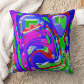 The Artist and His Flashes of Creativity クッション (ブランケット)