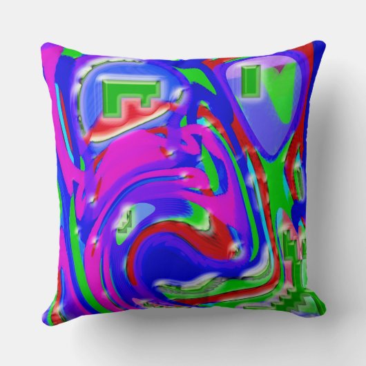 The Artist and His Flashes of Creativity クッション (裏面)