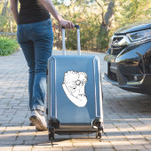 the artist_awaynowe UR LoveS b diecut 9ホラー シール (スーツケースインサイチュ)