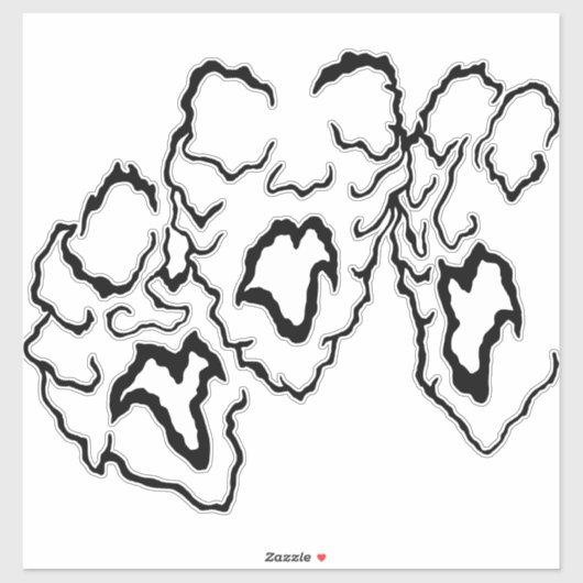 the artist_awaynowe UR LoveS bdiecut 14ホラー シール (シート)