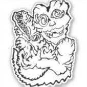 the artist_awaynowe UR LoveS bdiecut 15ホラー シール (正面)